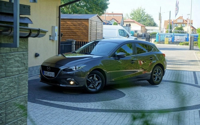Mazda 3 cena 48900 przebieg: 147000, rok produkcji 2014 z Dęblin małe 254
